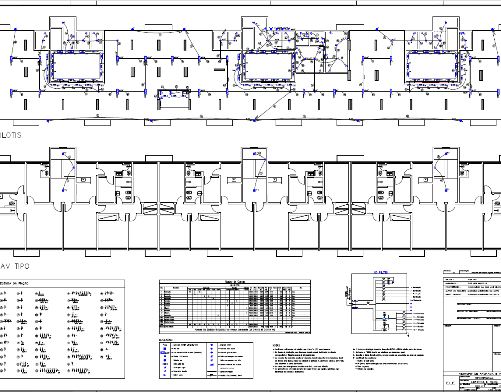 Projeto Elétrico Pilotis SQS 404 Bloco N